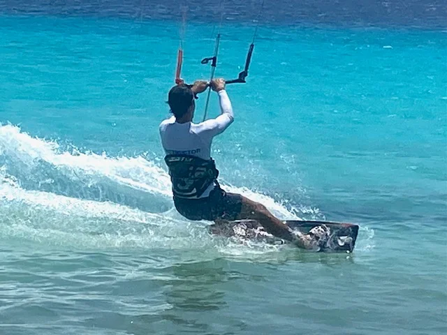 Max-kiting kite surf cursus curacao